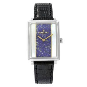 Gomelsky Shirley Fromer Steel MOP & Blue Ladies Watch